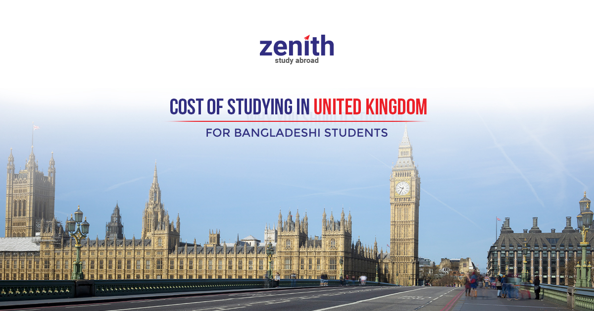 Cost of Studying in uk for Bangladeshi Students