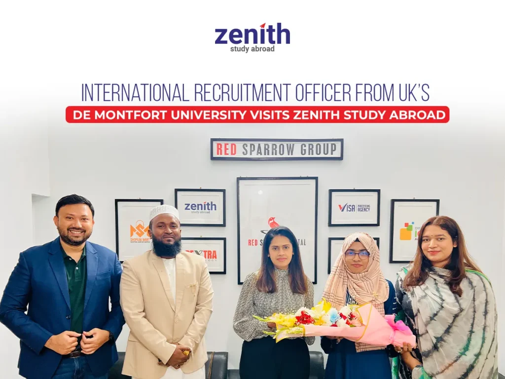 International Recruitment Officer from UKs De Montfort University Visits Zenith Study Abroad